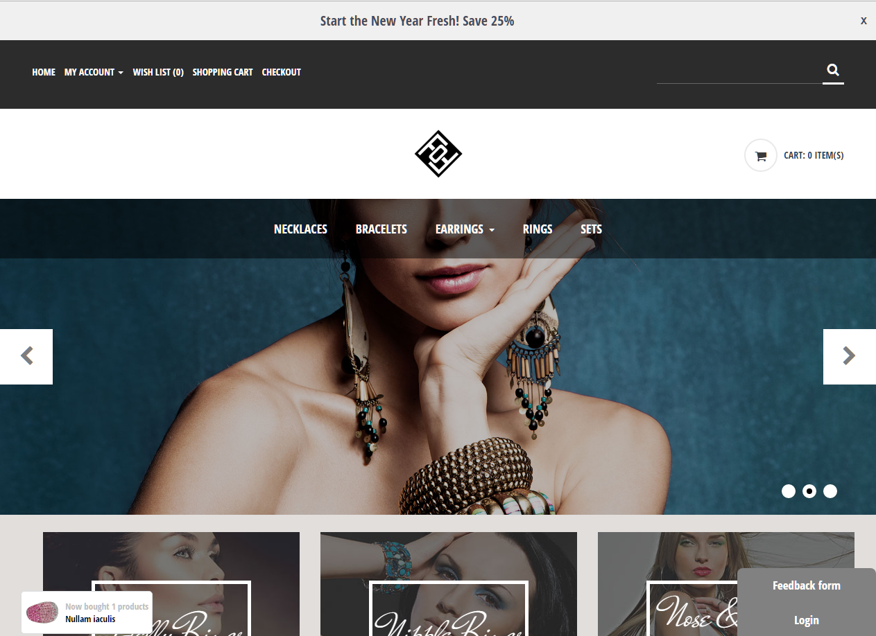 Готовый шаблон интернет-магазина